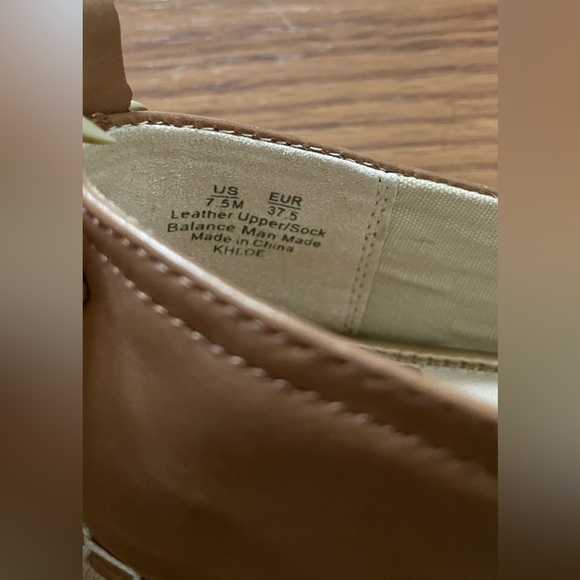 SAM EDELMAN  Leather Espadrilles Size 7.5 / Excellent  condition - Picture 5 of 6